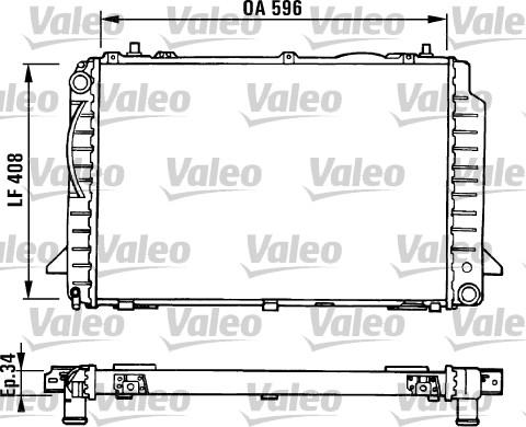 VALEO 731429 - Radiatore, Raffreddamento motore www.autoricambi360.it