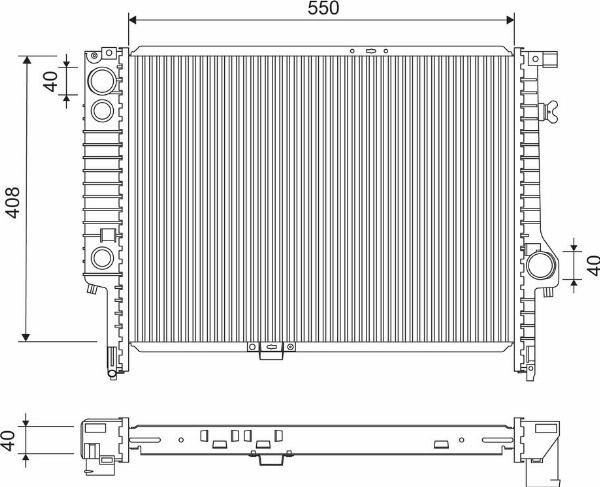 VALEO 731516 - Radiatore, Raffreddamento motore www.autoricambi360.it