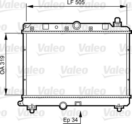VALEO 731820 - Radiatore, Raffreddamento motore www.autoricambi360.it