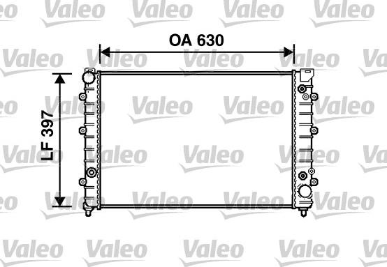 VALEO 731759 - Radiatore, Raffreddamento motore www.autoricambi360.it