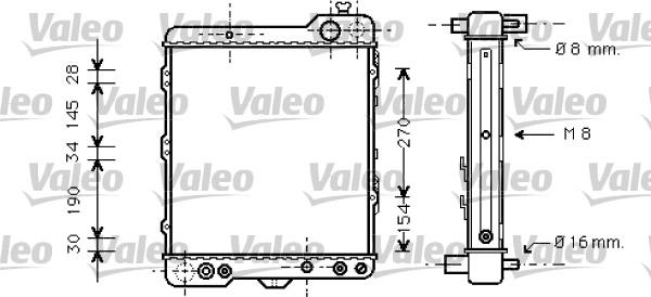 VALEO 731760 - Radiatore, Raffreddamento motore www.autoricambi360.it