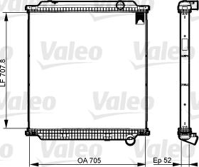 VALEO 733526 - Retino radiatore, Raffreddamento motore www.autoricambi360.it