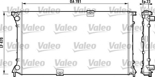 VALEO 732902 - Radiatore, Raffreddamento motore www.autoricambi360.it