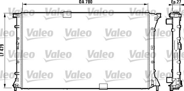 VALEO 732911 - Radiatore, Raffreddamento motore www.autoricambi360.it