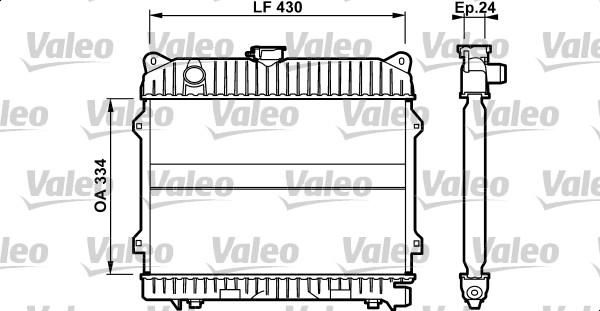 VALEO 732097 - Radiatore, Raffreddamento motore www.autoricambi360.it