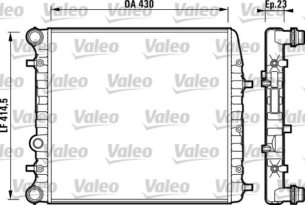 VALEO 732863 - Radiatore, Raffreddamento motore www.autoricambi360.it