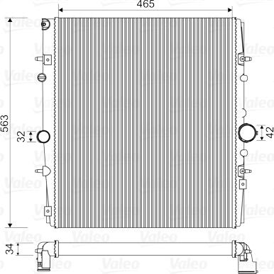 VALEO 732881 - Radiatore, Raffreddamento motore www.autoricambi360.it