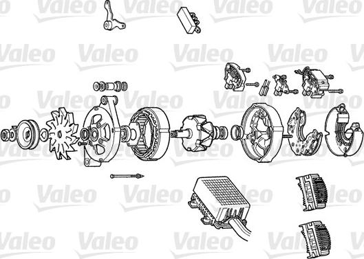 VALEO A14N135 - Alternatore www.autoricambi360.it