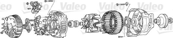 VALEO A13VI155 - Alternatore www.autoricambi360.it