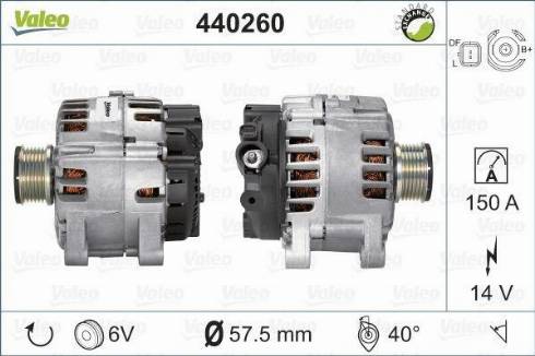 Valeo TG15C134 - Alternatore www.autoricambi360.it