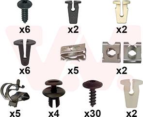Van Wezel 4946794 - Kit montaggio, Paraurti www.autoricambi360.it
