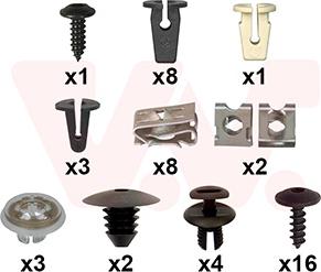 Van Wezel 4946796 - Kit montaggio, Parafango www.autoricambi360.it