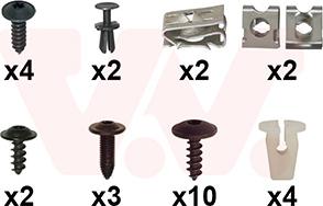 Van Wezel 4908794 - Kit montaggio, Paraurti www.autoricambi360.it