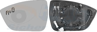 Van Wezel 4907835 - Vetro specchio, Specchio esterno www.autoricambi360.it