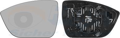Van Wezel 4907837 - Vetro specchio, Specchio esterno www.autoricambi360.it