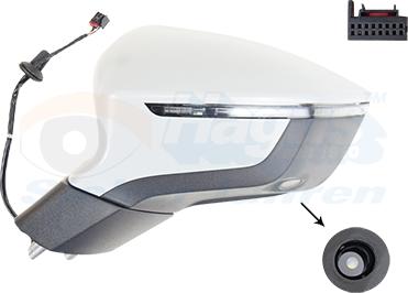 Van Wezel 4907825 - Specchio retrovisore esterno www.autoricambi360.it