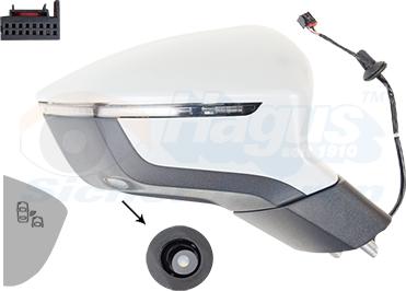 Van Wezel 4907828 - Specchio retrovisore esterno www.autoricambi360.it