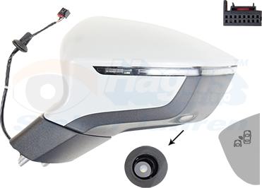 Van Wezel 4907827 - Specchio retrovisore esterno www.autoricambi360.it