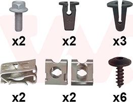 Van Wezel 4939796 - Kit montaggio, Parafango www.autoricambi360.it