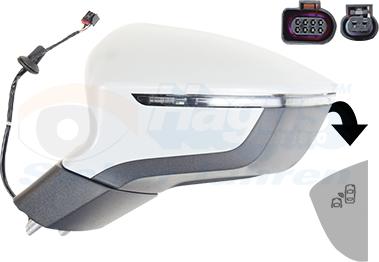 Van Wezel 4929815 - Specchio retrovisore esterno www.autoricambi360.it