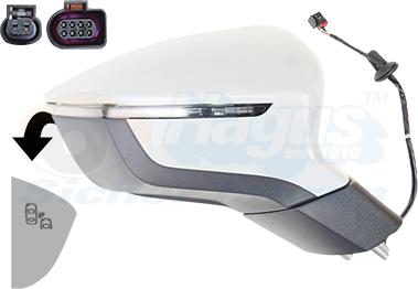 Van Wezel 4929816 - Specchio retrovisore esterno www.autoricambi360.it