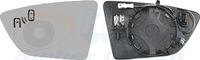 Van Wezel 4929835 - Vetro specchio, Specchio esterno www.autoricambi360.it