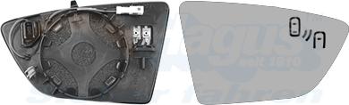 Van Wezel 4929836 - Vetro specchio, Specchio esterno www.autoricambi360.it