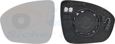 Van Wezel 4403835 - Vetro specchio, Specchio esterno www.autoricambi360.it