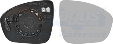 Van Wezel 4403836 - Vetro specchio, Specchio esterno www.autoricambi360.it