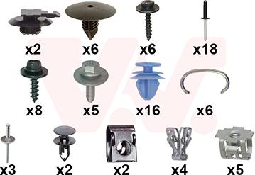 Van Wezel 4403794 - Kit montaggio, Paraurti www.autoricambi360.it