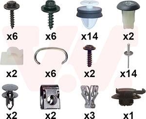 Van Wezel 4403793 - Kit montaggio, Paraurti www.autoricambi360.it