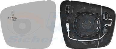 Van Wezel 4415835 - Vetro specchio, Specchio esterno www.autoricambi360.it