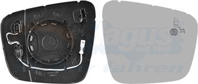 Van Wezel 4415836 - Vetro specchio, Specchio esterno www.autoricambi360.it