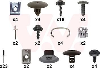 Van Wezel 4415794 - Kit montaggio, Paraurti www.autoricambi360.it