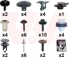 Van Wezel 4415793 - Kit montaggio, Paraurti www.autoricambi360.it