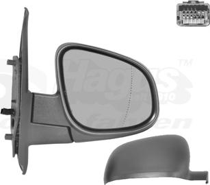 Van Wezel 4412808 - Specchio retrovisore esterno www.autoricambi360.it
