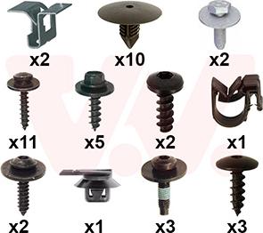 Van Wezel 4412794 - Kit montaggio, Paraurti www.autoricambi360.it
