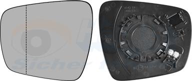 Van Wezel 4424837 - Vetro specchio, Specchio esterno www.autoricambi360.it