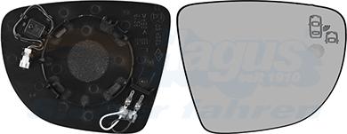 Van Wezel 4420836 - Vetro specchio, Specchio esterno www.autoricambi360.it