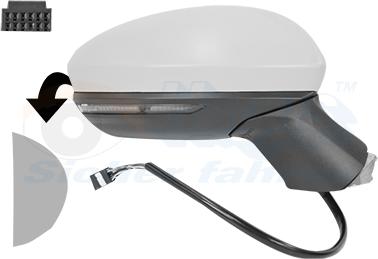 Van Wezel 4422818 - Specchio retrovisore esterno www.autoricambi360.it