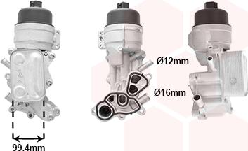 Van Wezel 40013702 - Radiatore olio, Olio motore www.autoricambi360.it