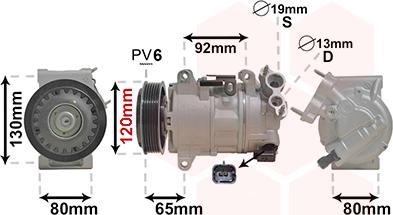 Van Wezel 4001K704 - Compressore, Climatizzatore www.autoricambi360.it
