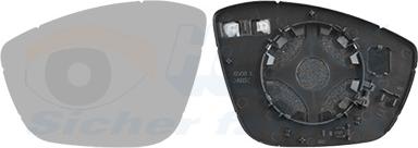 Van Wezel 4089837 - Vetro specchio, Specchio esterno www.autoricambi360.it