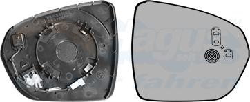 Van Wezel 4084836 - Vetro specchio, Specchio esterno www.autoricambi360.it