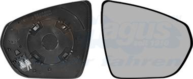 Van Wezel 4084838 - Vetro specchio, Specchio esterno www.autoricambi360.it