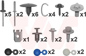 Van Wezel 4341794 - Kit montaggio, Paraurti www.autoricambi360.it