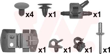Van Wezel 4341797 - Kit montaggio, Cofano motore www.autoricambi360.it