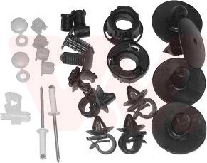 Van Wezel 4342795 - Kit montaggio, Danno frontale www.autoricambi360.it