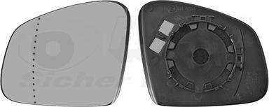 Van Wezel 4368831 - Vetro specchio, Specchio esterno www.autoricambi360.it