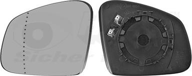 Van Wezel 4368837 - Vetro specchio, Specchio esterno www.autoricambi360.it